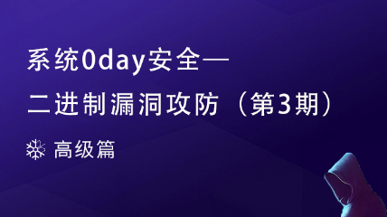 [結束]系統(tǒng)0day安全-二進制漏洞攻防（第3期）